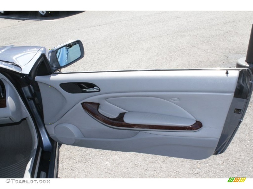 2001 BMW 3 Series 330i Coupe Grey Door Panel Photo #80183452