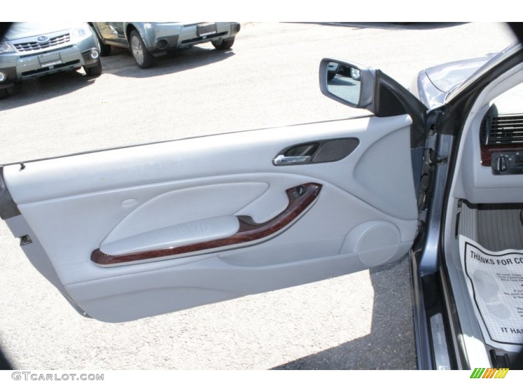 2001 BMW 3 Series 330i Coupe Grey Door Panel Photo #80183475