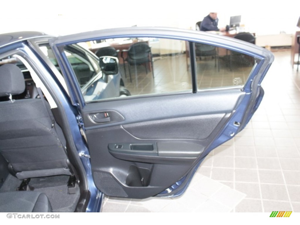 2012 Impreza 2.0i 4 Door - Marine Blue Pearl / Black photo #15