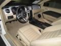 2009 Ford Mustang Medium Parchment Interior Prime Interior Photo
