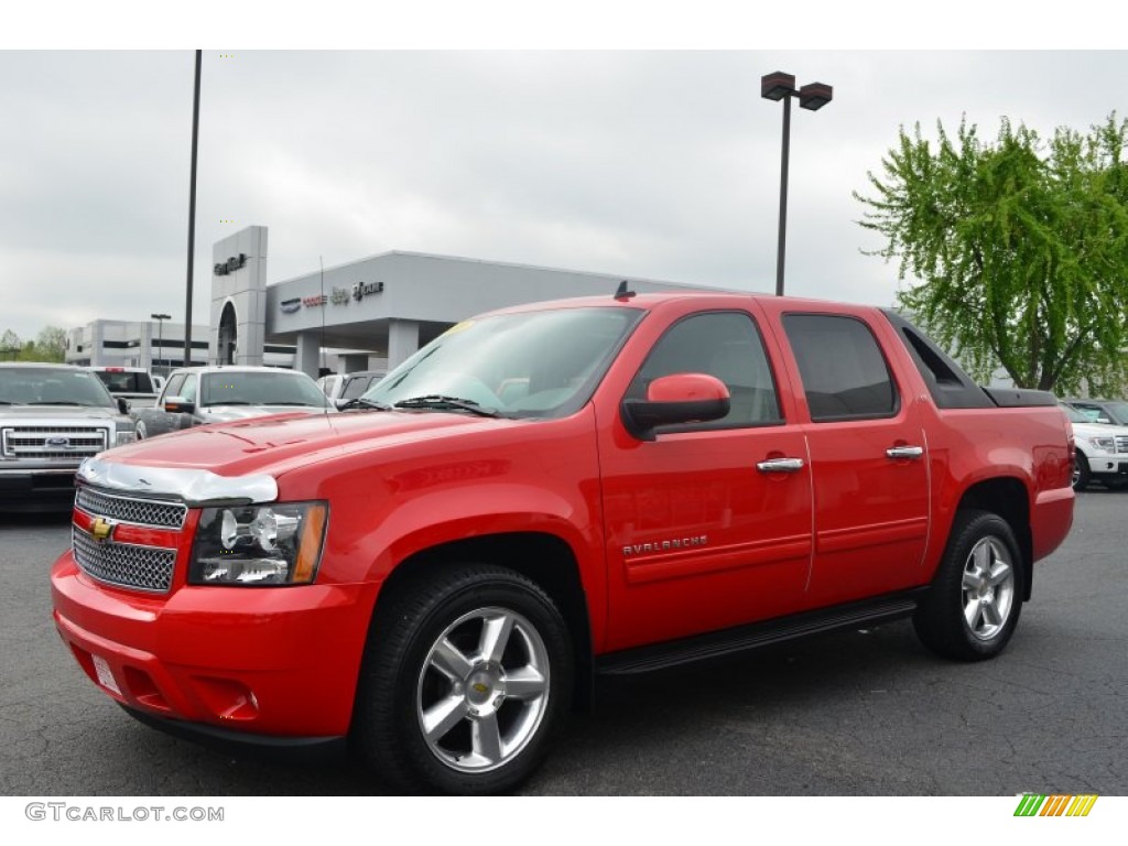 Victory Red 2010 Chevrolet Avalanche LT Exterior Photo #80184487