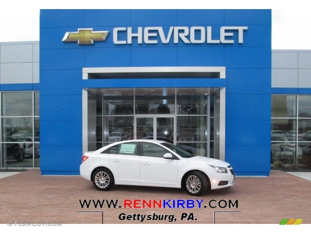 2013 Cruze ECO - Summit White / Medium Titanium photo #1