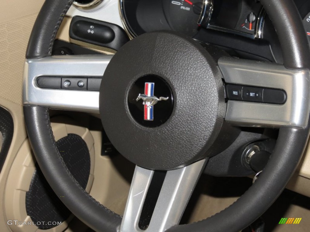 2009 Mustang GT Premium Coupe - Performance White / Medium Parchment photo #23