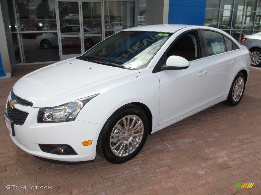2013 Cruze ECO - Summit White / Medium Titanium photo #10