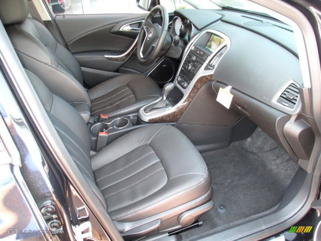 Ebony Interior 2013 Buick Verano Premium Photo #80185632