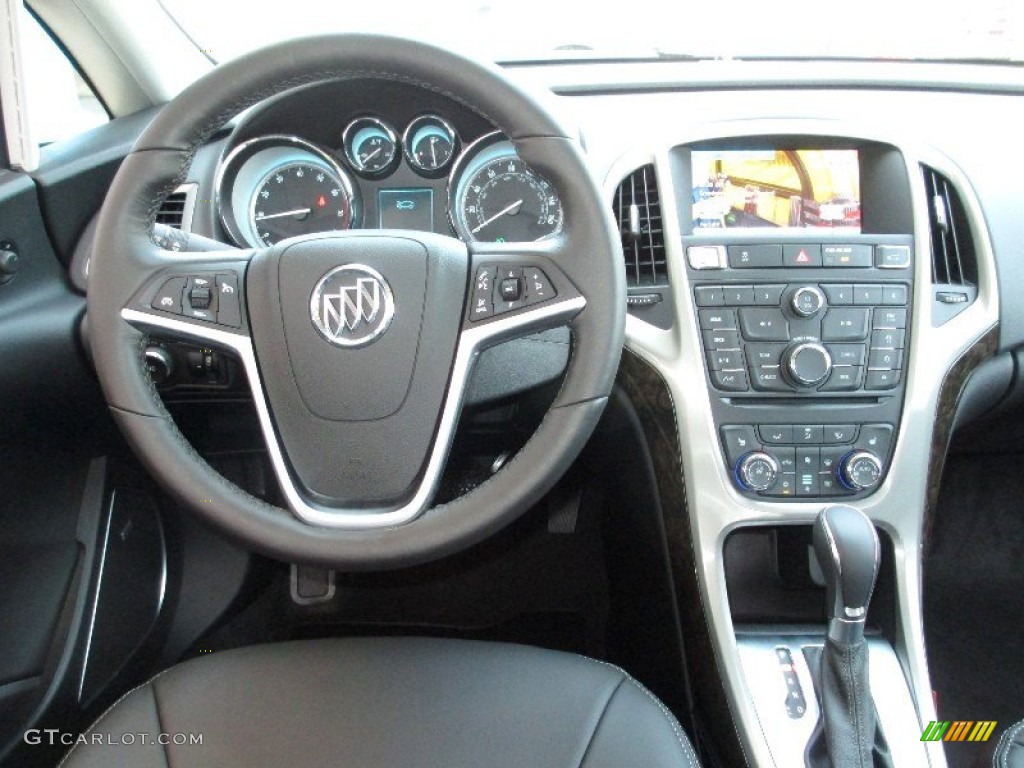 2013 Buick Verano Premium Ebony Dashboard Photo #80185654