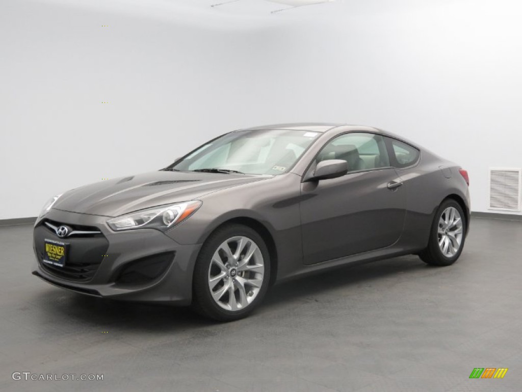 2013 Genesis Coupe 2.0T Premium - Gran Premio Gray / Black Cloth photo #1