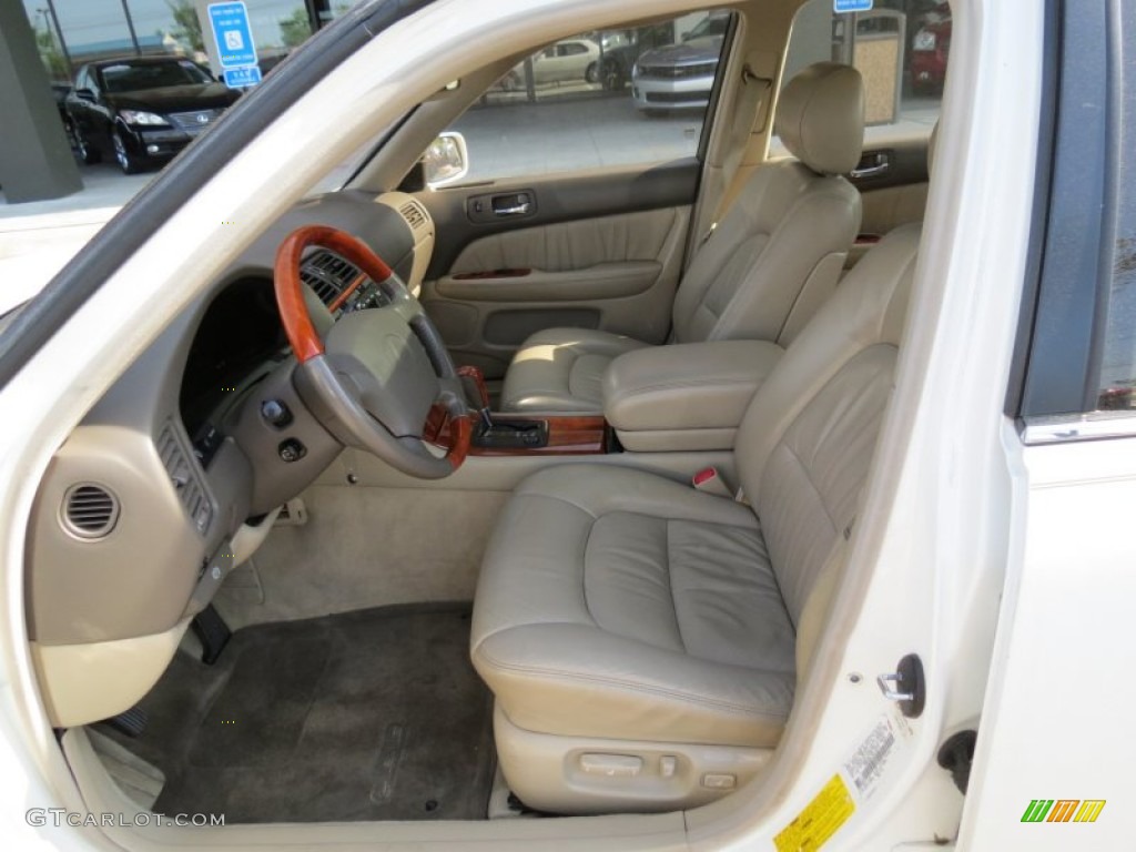 Ivory Interior 1999 Lexus LS 400 Photo #80186898
