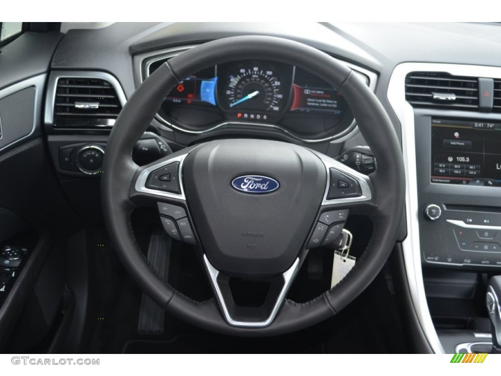 2013 Fusion SE 1.6 EcoBoost - Sterling Gray Metallic / Charcoal Black photo #22