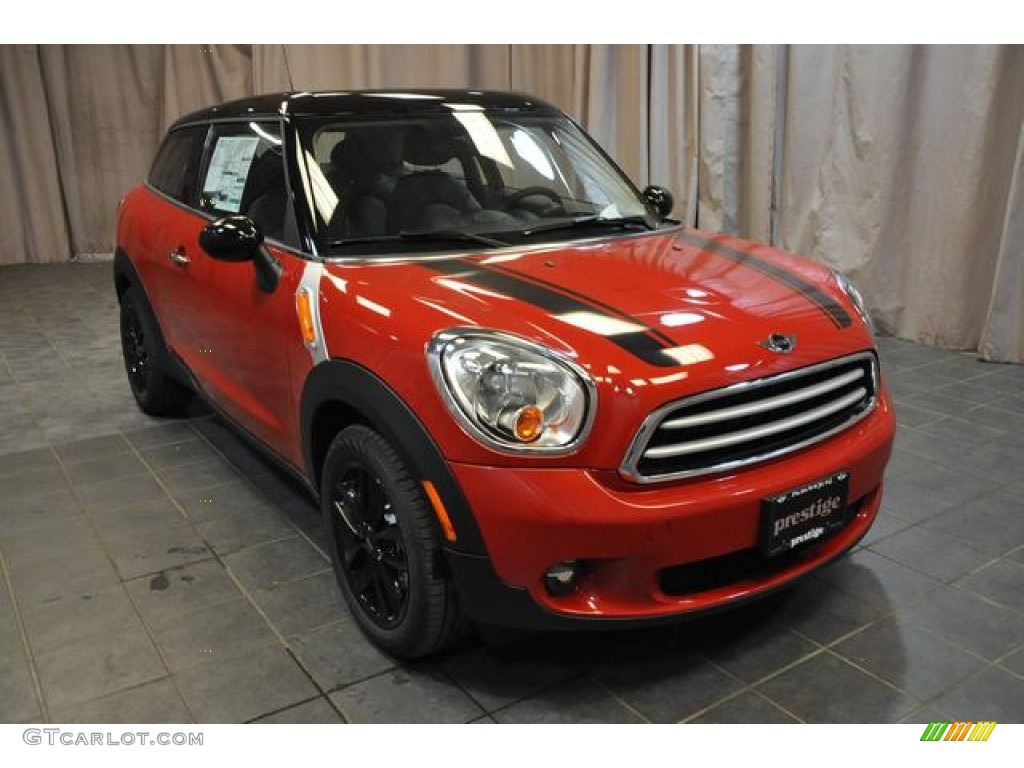 2013 Cooper Paceman - Blazing Red / Carbon Black photo #4