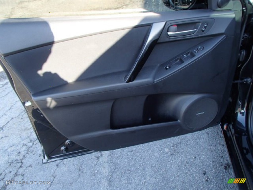 2010 MAZDA3 s Grand Touring 4 Door - Black Mica / Black photo #12