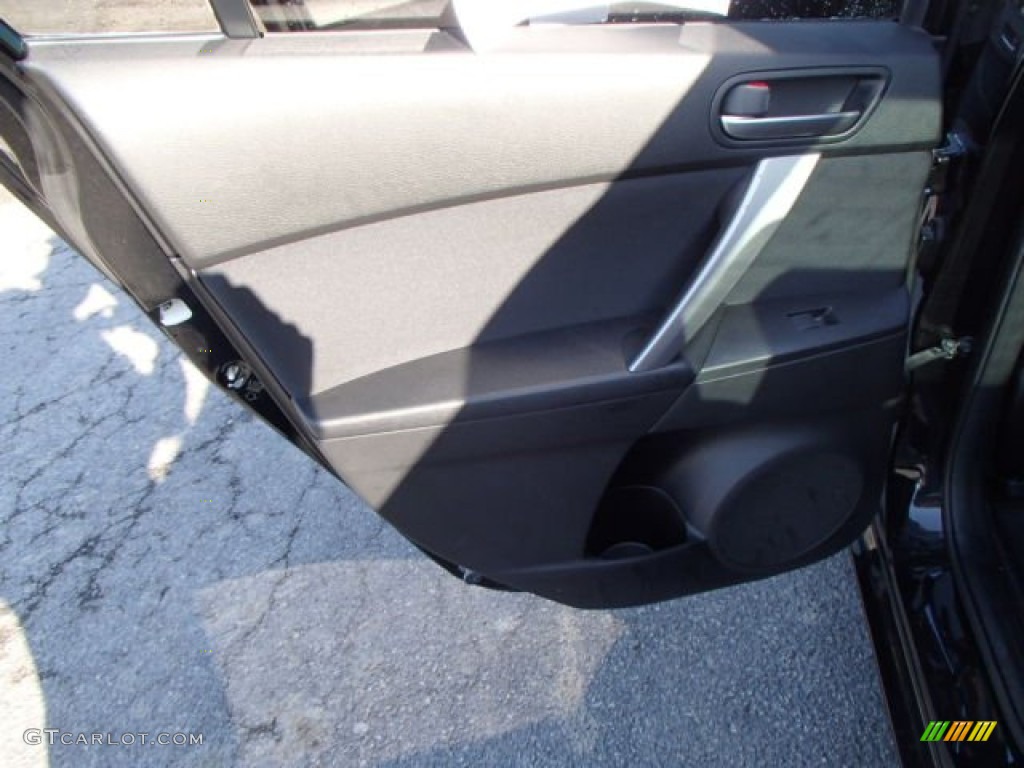 2010 MAZDA3 s Grand Touring 4 Door - Black Mica / Black photo #14