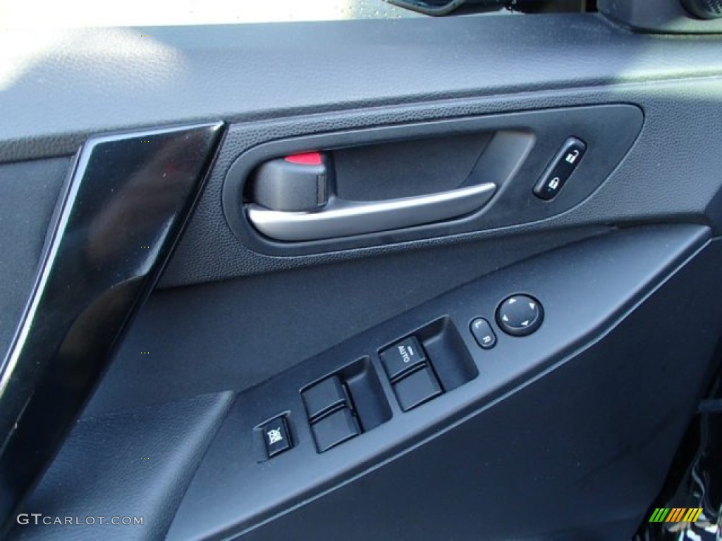 2010 MAZDA3 s Grand Touring 4 Door - Black Mica / Black photo #17