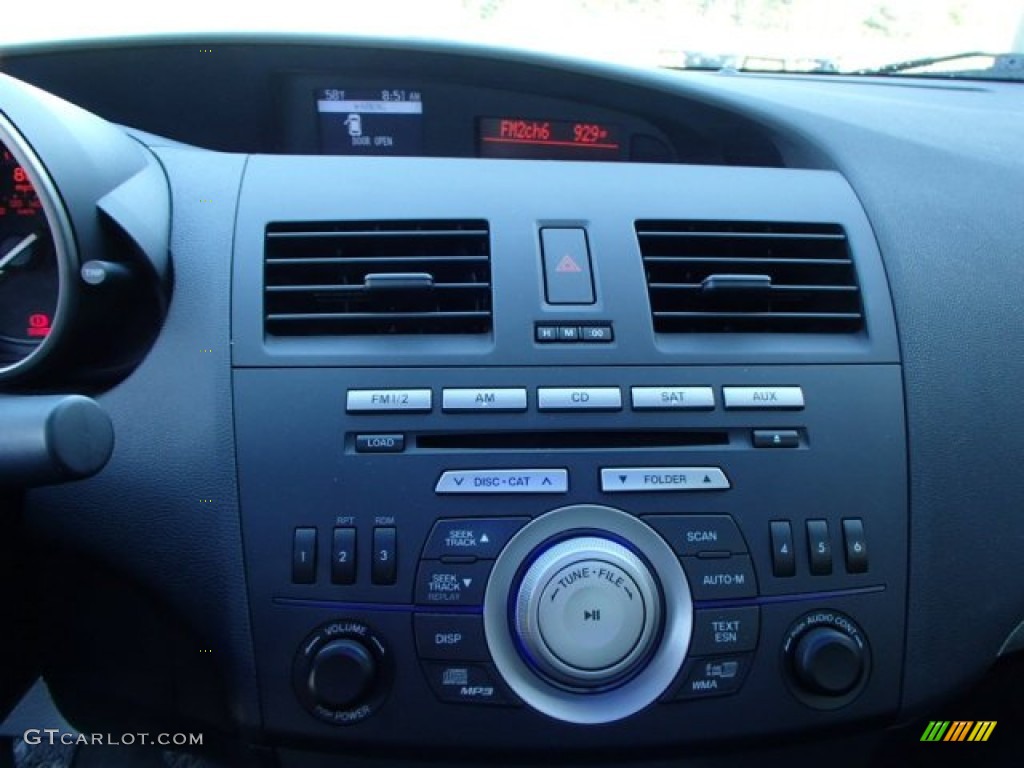 2010 MAZDA3 s Grand Touring 4 Door - Black Mica / Black photo #19