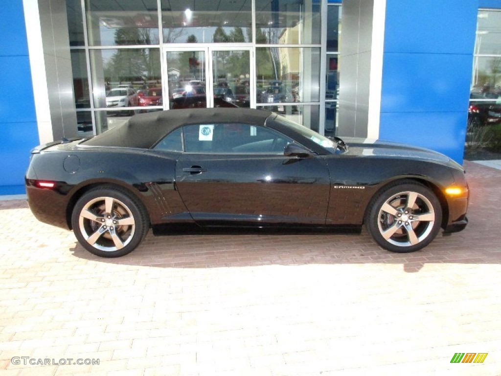 2012 Camaro SS/RS Convertible - Black / Black photo #16