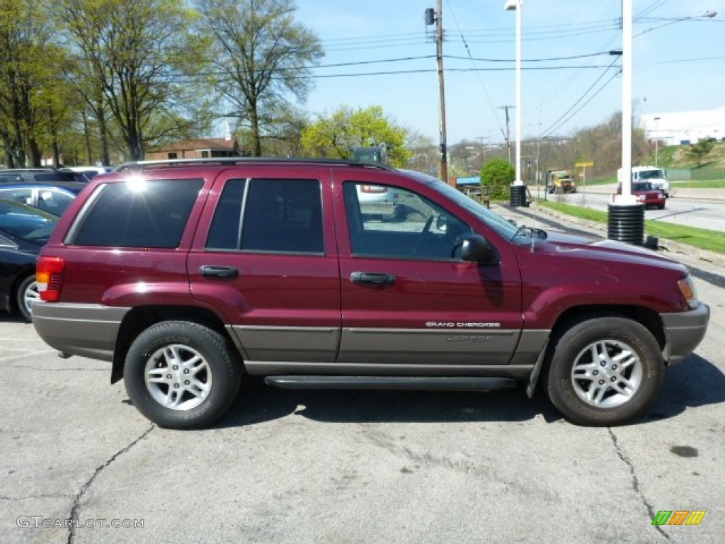 2003 Grand Cherokee Laredo 4x4 - Dark Garnet Red Pearl / Dark Slate Gray photo #2
