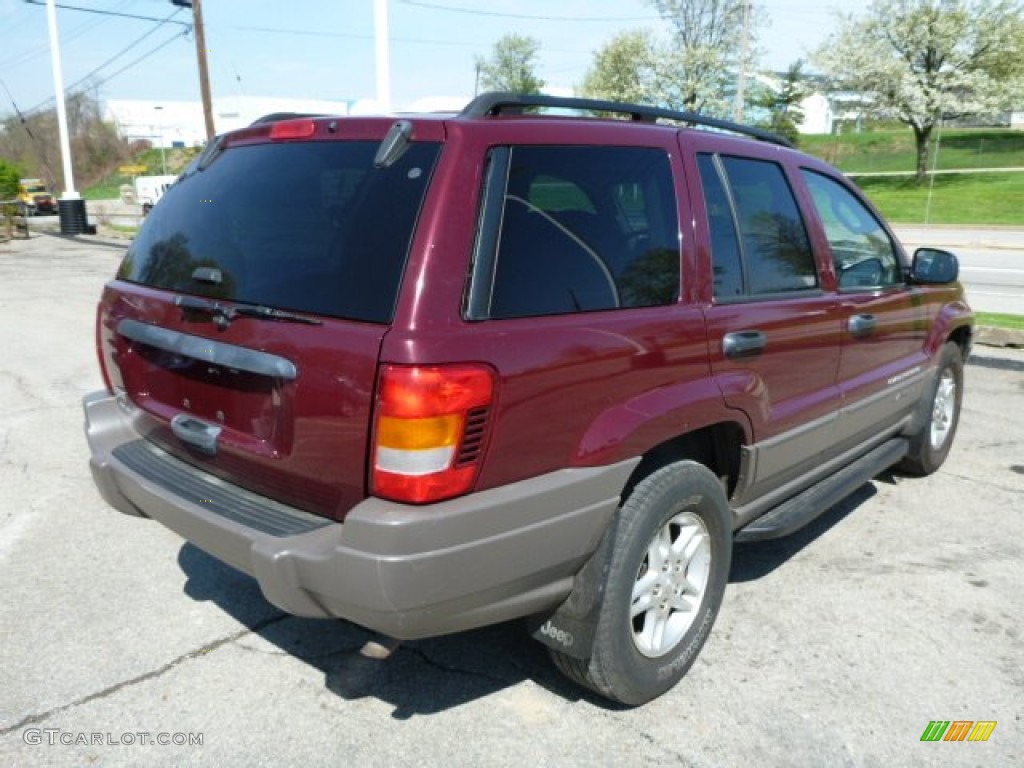 2003 Grand Cherokee Laredo 4x4 - Dark Garnet Red Pearl / Dark Slate Gray photo #3