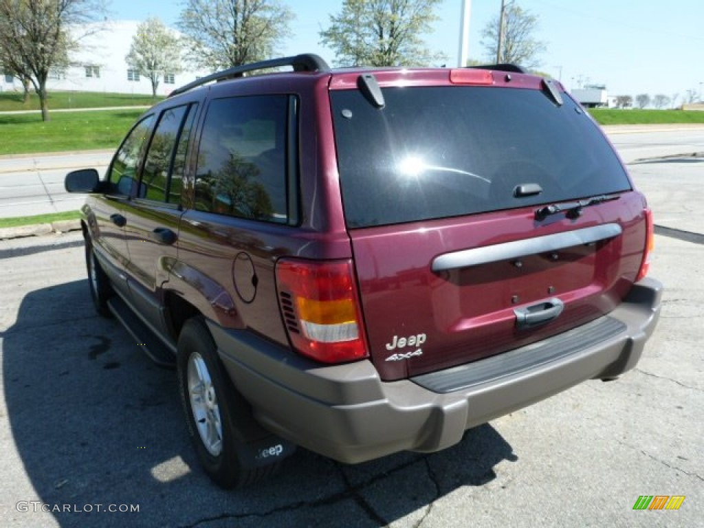 2003 Grand Cherokee Laredo 4x4 - Dark Garnet Red Pearl / Dark Slate Gray photo #5