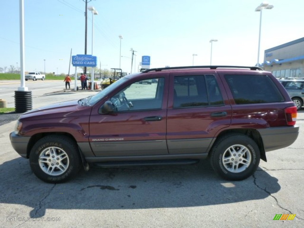 2003 Grand Cherokee Laredo 4x4 - Dark Garnet Red Pearl / Dark Slate Gray photo #6