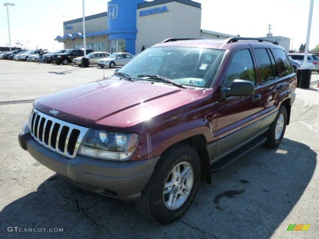 2003 Grand Cherokee Laredo 4x4 - Dark Garnet Red Pearl / Dark Slate Gray photo #7