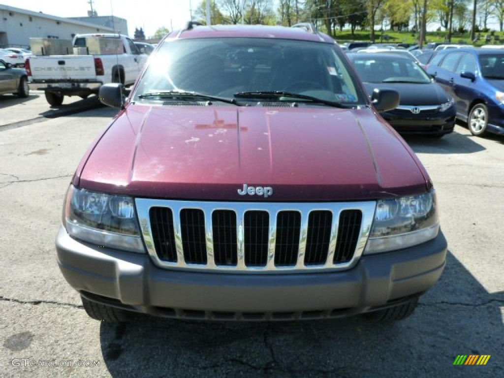 2003 Grand Cherokee Laredo 4x4 - Dark Garnet Red Pearl / Dark Slate Gray photo #8