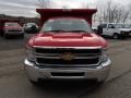 2013 Victory Red Chevrolet Silverado 3500HD WT Regular Cab Dump Truck  photo #3