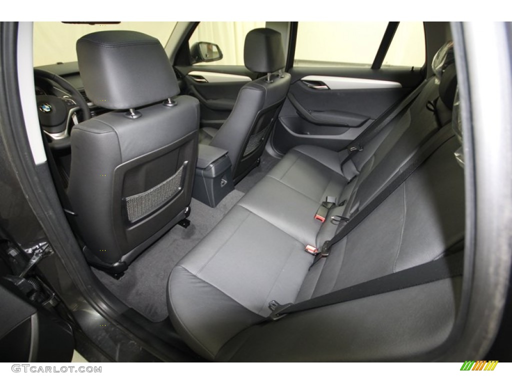 Black Interior 2014 BMW X1 sDrive28i Photo #80191798