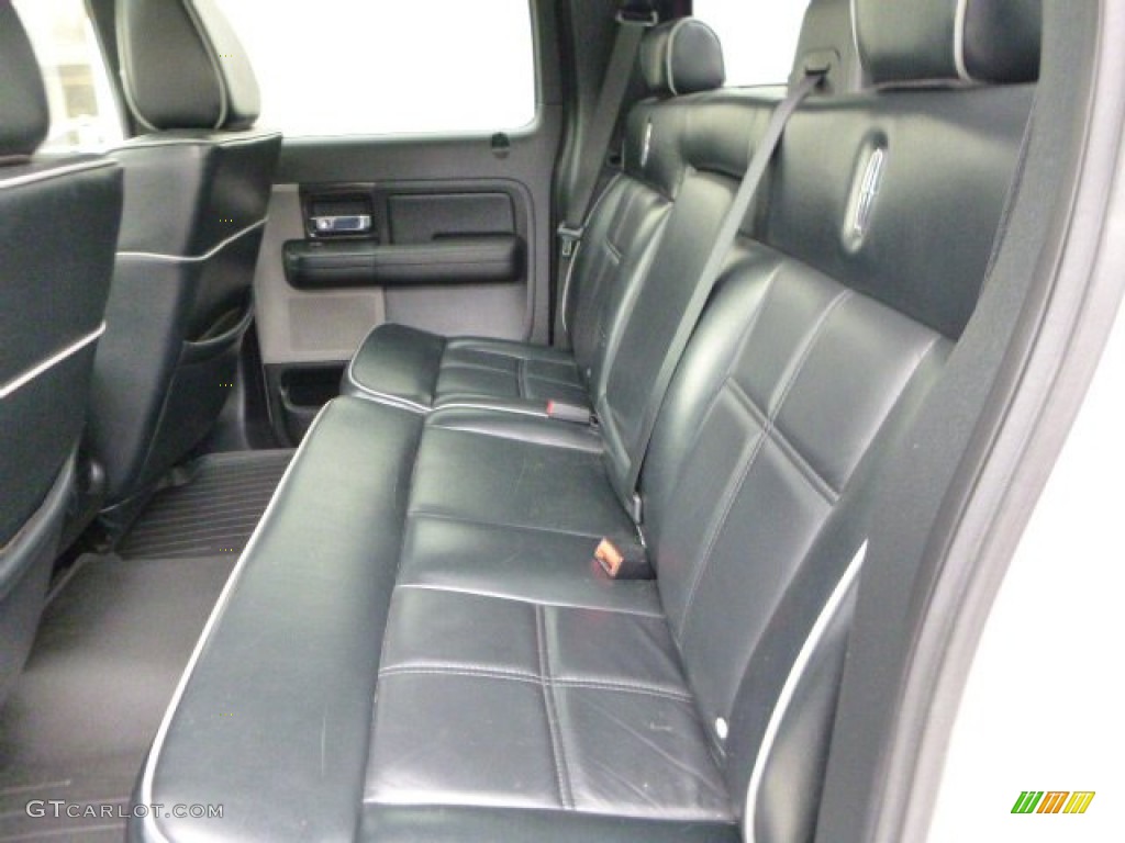 2007 Lincoln Mark LT SuperCrew 4x4 Rear Seat Photo #80191805