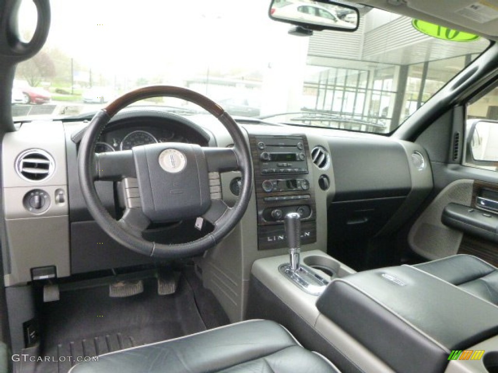 Ebony/Dove Grey Interior 2007 Lincoln Mark LT SuperCrew 4x4 Photo #80191821