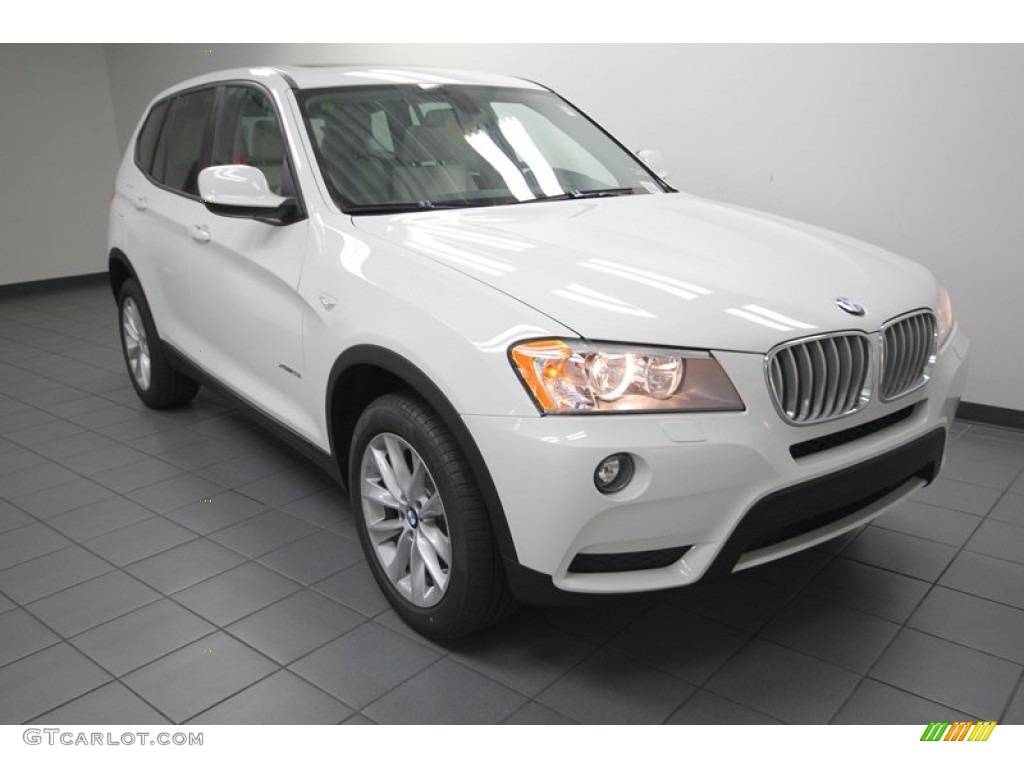 2014 X3 xDrive28i - Alpine White / Oyster photo #1