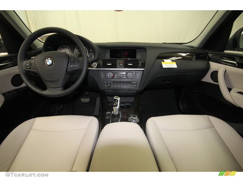 2014 BMW X3 xDrive28i Oyster Dashboard Photo #80191963