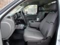 Dark Titanium 2013 Chevrolet Silverado 3500HD WT Regular Cab Dump Truck Interior Color