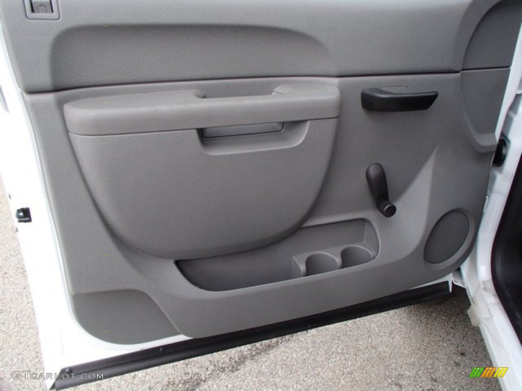 2013 Chevrolet Silverado 3500HD WT Regular Cab Dump Truck Dark Titanium Door Panel Photo #80192047