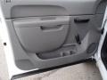 Dark Titanium 2013 Chevrolet Silverado 3500HD WT Regular Cab Dump Truck Door Panel