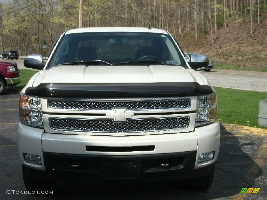 2012 Silverado 1500 LTZ Crew Cab 4x4 - Summit White / Ebony photo #3