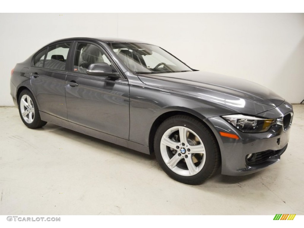 2013 3 Series 328i Sedan - Mineral Grey Metallic / Black photo #2