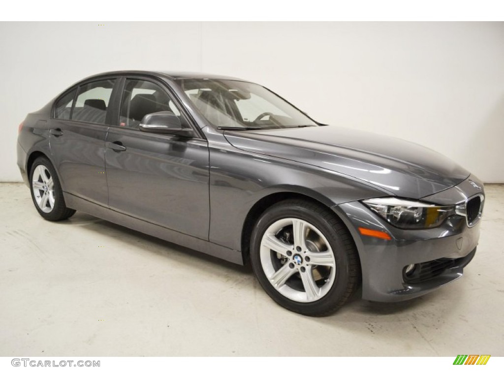 2013 3 Series 328i Sedan - Mineral Grey Metallic / Black photo #2