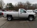 2013 Silver Ice Metallic Chevrolet Silverado 2500HD Work Truck Regular Cab 4x4  photo #5