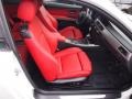 Coral Red/Black Interior Photo for 2012 BMW 3 Series #80193175