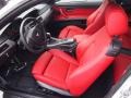 Coral Red/Black Interior Photo for 2012 BMW 3 Series #80193274