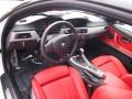 Coral Red/Black Prime Interior Photo for 2012 BMW 3 Series #80193289