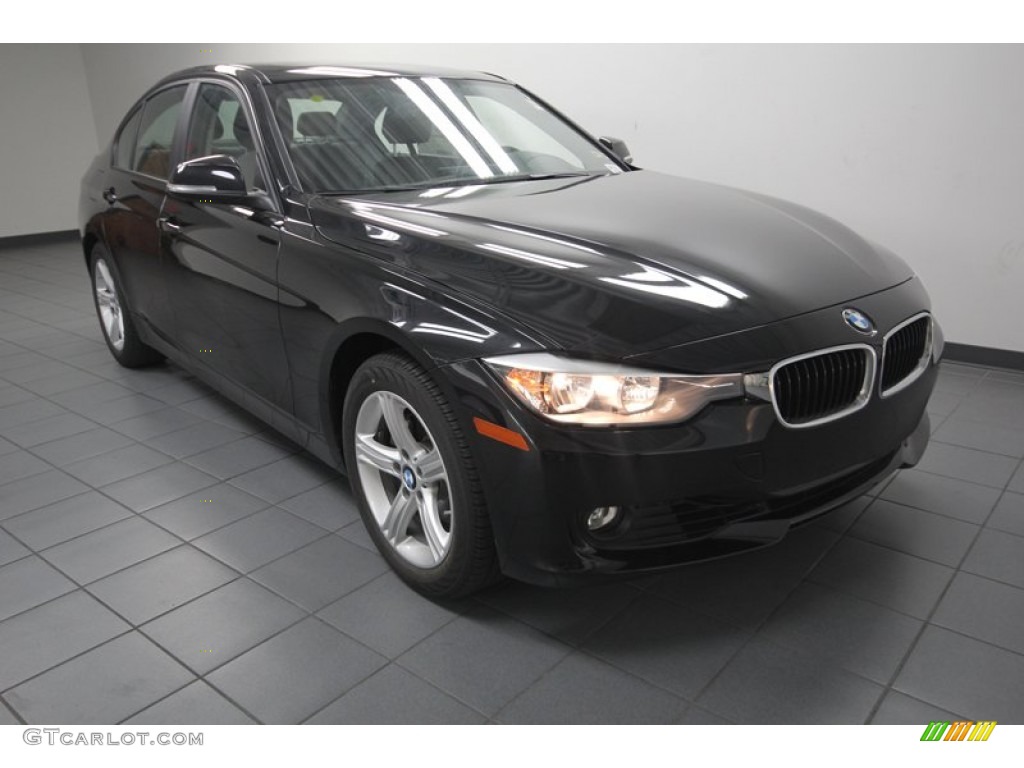 2013 3 Series 328i Sedan - Black Sapphire Metallic / Black photo #1