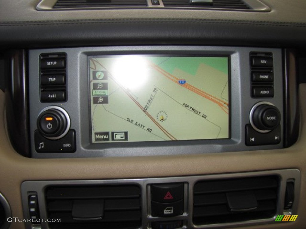 2008 Range Rover V8 HSE - Java Black Pearlescent / Sand photo #18