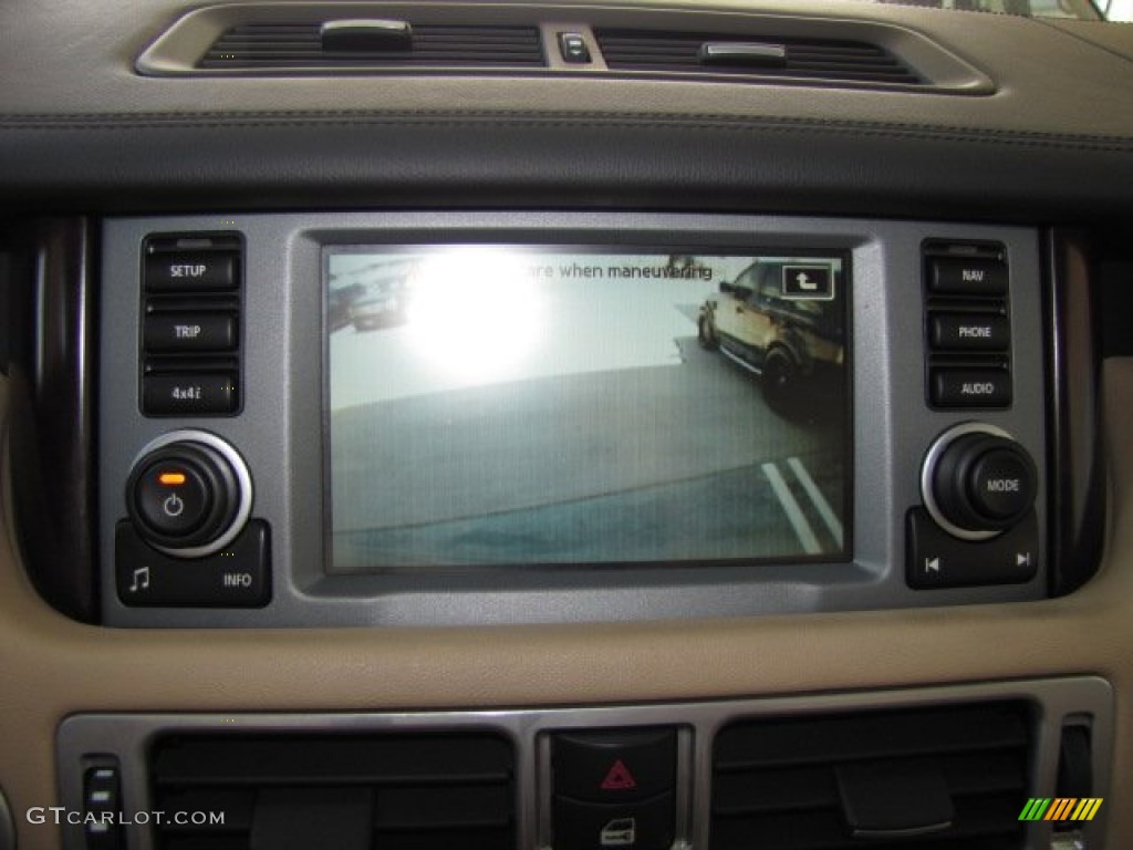 2008 Range Rover V8 HSE - Java Black Pearlescent / Sand photo #19
