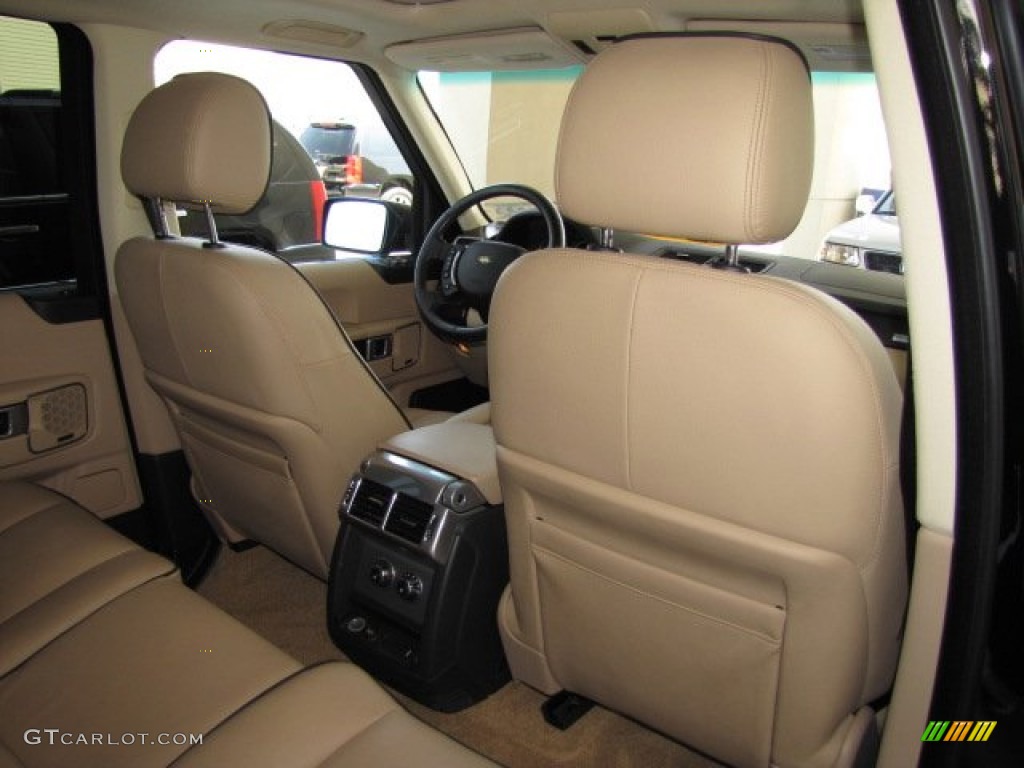 2008 Range Rover V8 HSE - Java Black Pearlescent / Sand photo #24