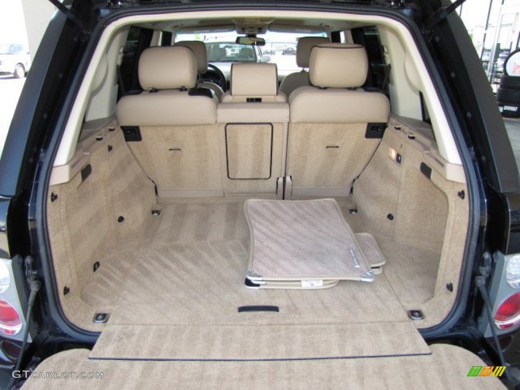 2008 Range Rover V8 HSE - Java Black Pearlescent / Sand photo #25
