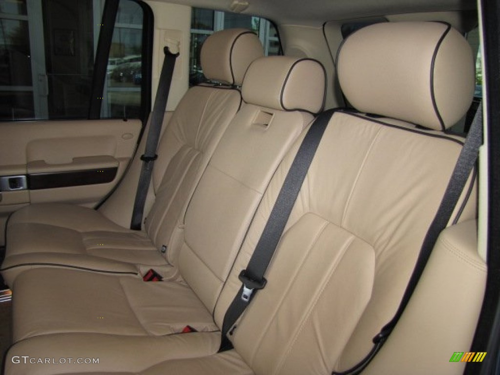 2008 Range Rover V8 HSE - Java Black Pearlescent / Sand photo #26