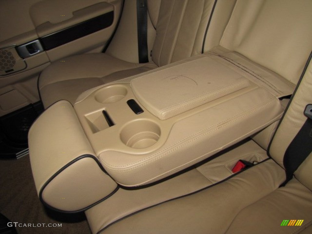 2008 Range Rover V8 HSE - Java Black Pearlescent / Sand photo #27