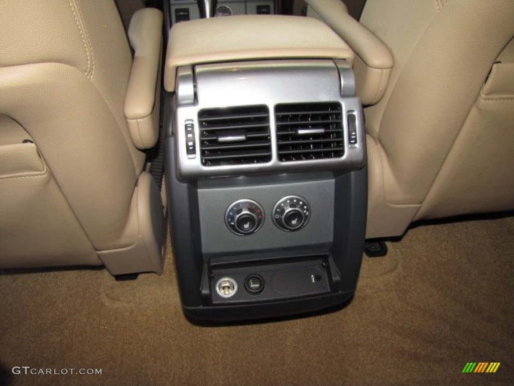 2008 Range Rover V8 HSE - Java Black Pearlescent / Sand photo #28