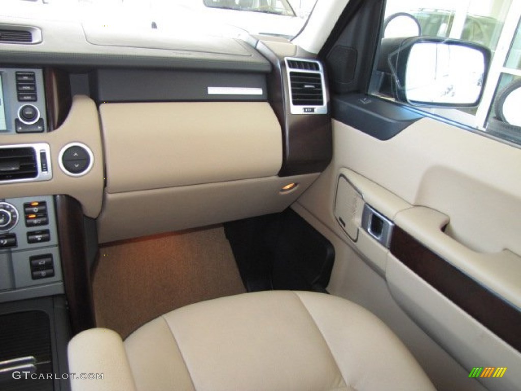 2008 Range Rover V8 HSE - Java Black Pearlescent / Sand photo #29